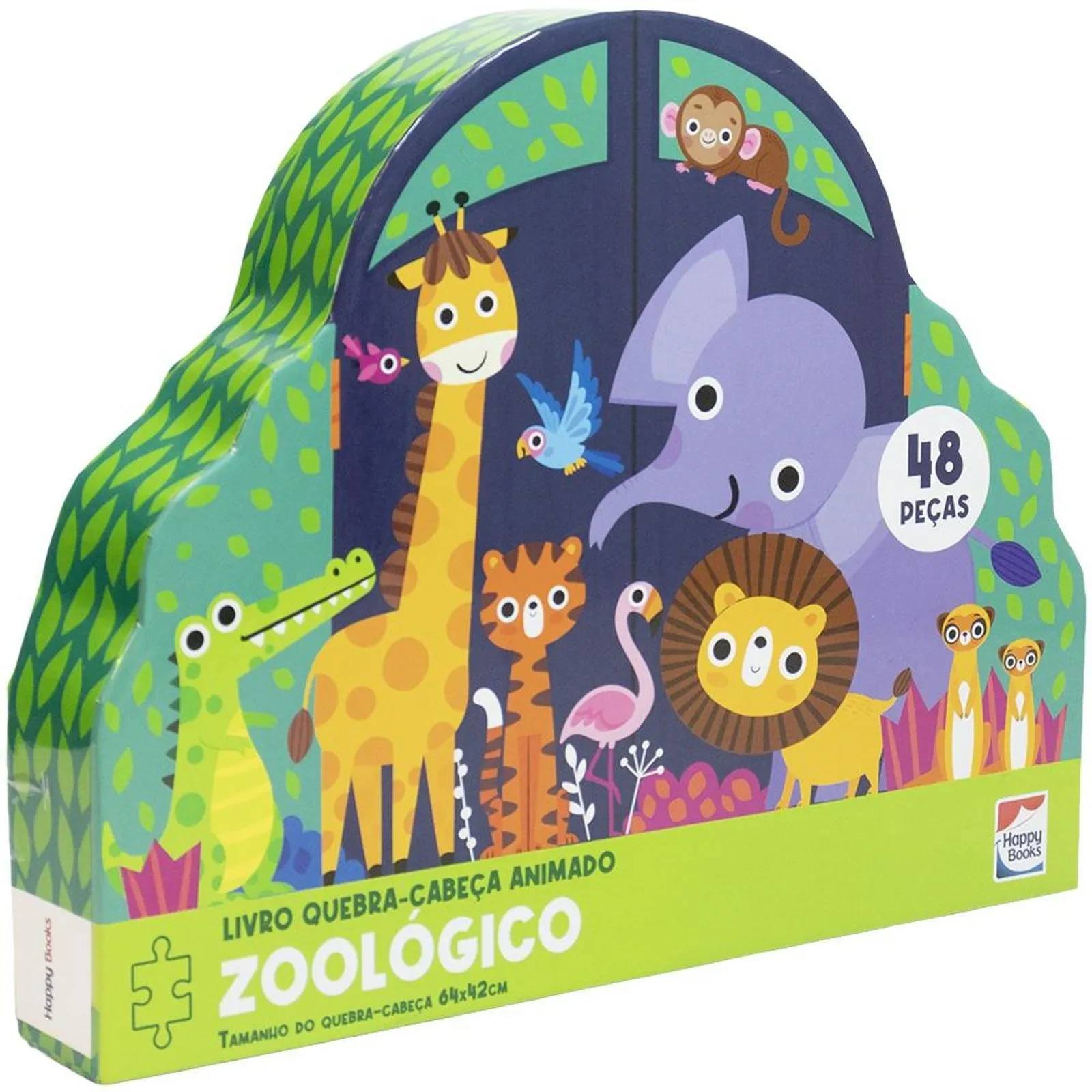 Meu livro quebra cabeça divertido - Zoológico