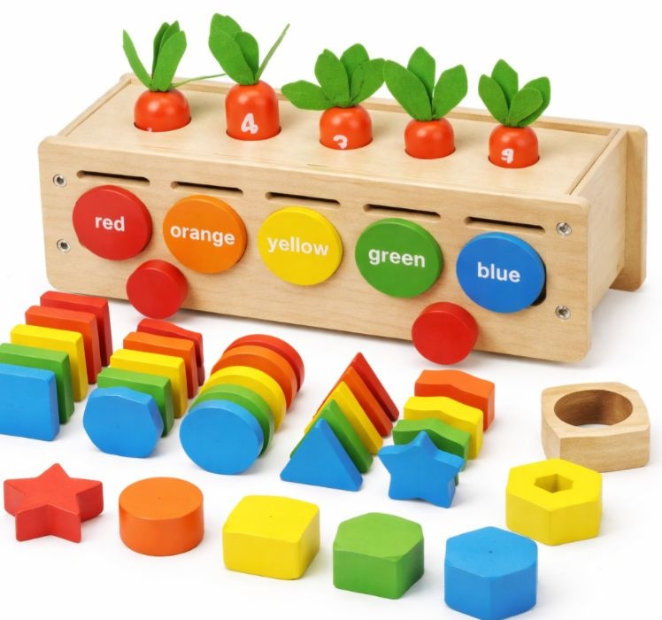 Caixa Educativa de Cores e Formas