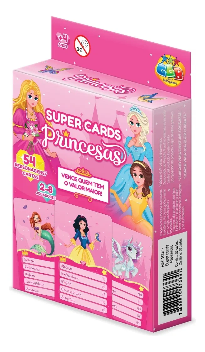 Jogo de cartas Princesas
