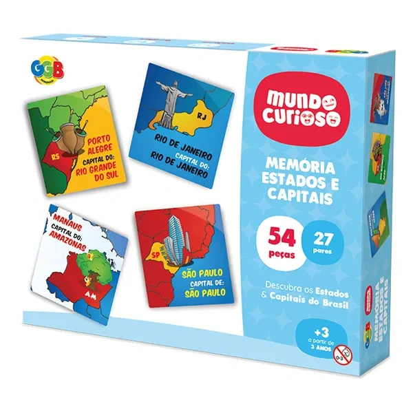 Jogo da memória - Estados e suas capitais