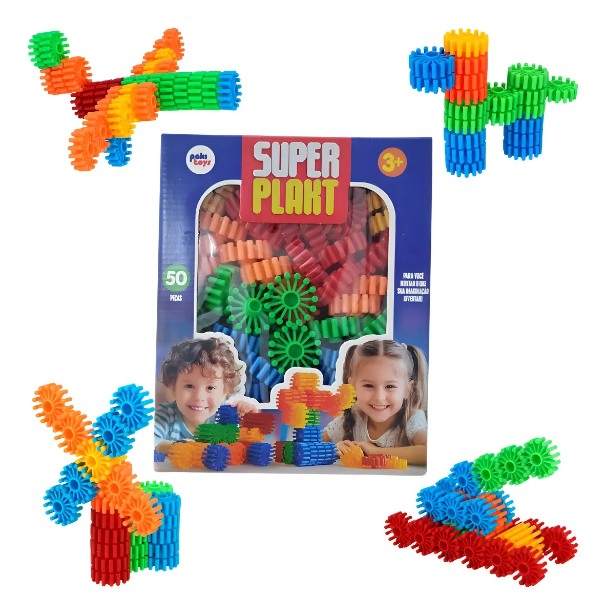 SUPER PLAKT 50 PEÇAS