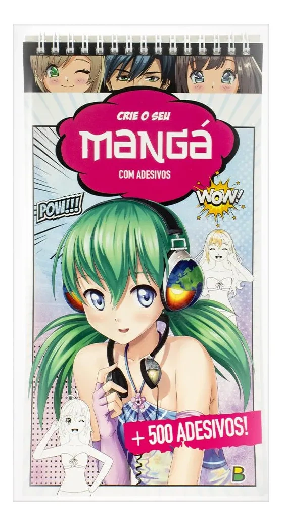 Crie O Seu Manga Com Adesivos