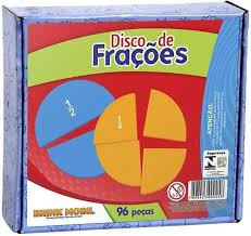 DISCO DE FRAÇÕES - 96 PEÇAS