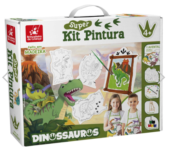 SUPER KIT DE PINTURA - DINOSSAUROS