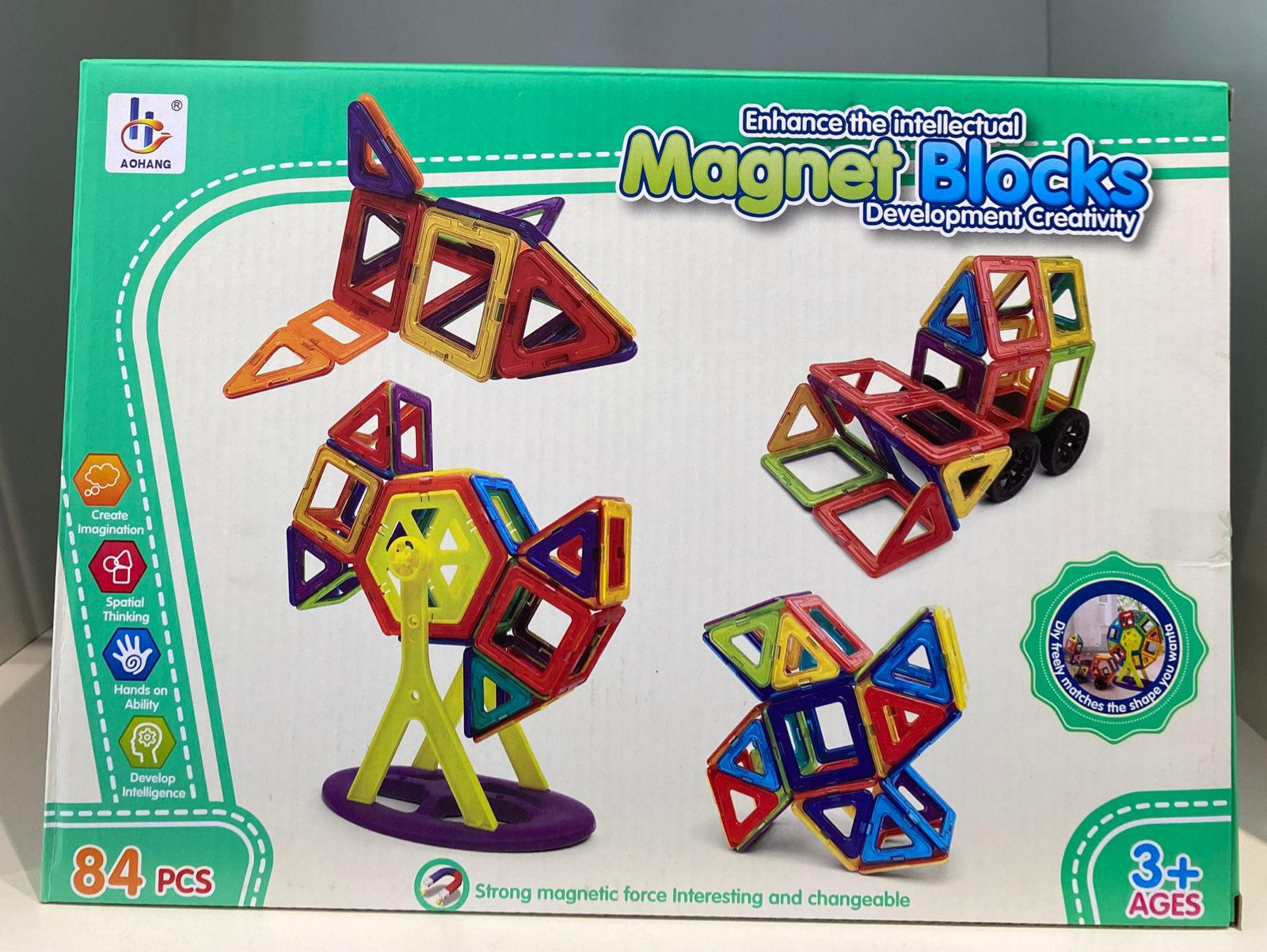 PEÇAS MAGNÉTICAS - 84 PEÇAS