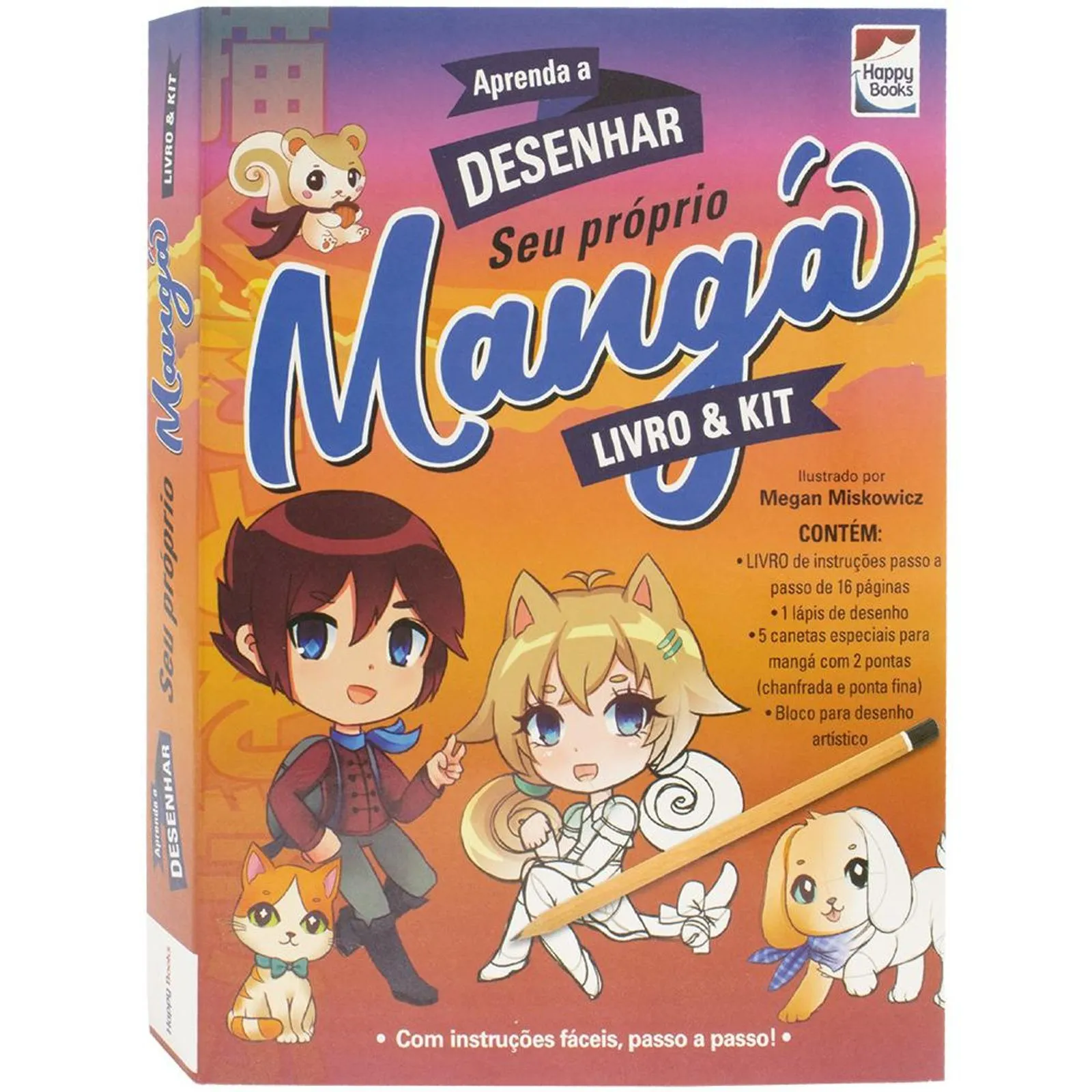 Livro Interativo: Aprenda a Desenhar seu Mangá