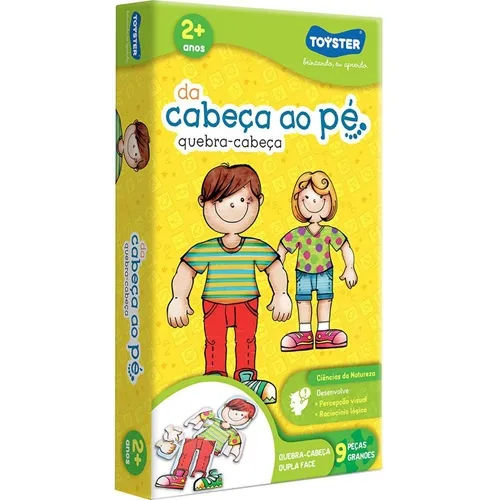 Quebra-cabeça Da Cabeça ao Pé