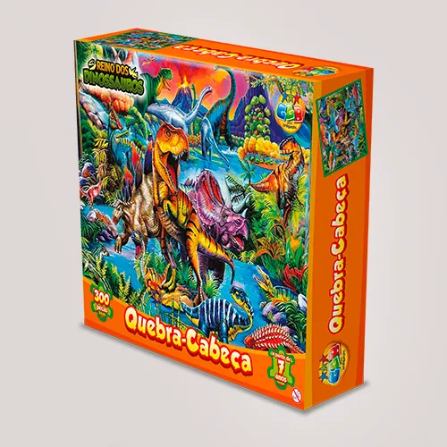 QUEBRA-CABEÇA DINOS (300 PEÇAS)