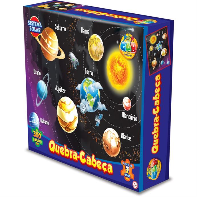 QUEBRA-CABEÇA SISTEMA SOLAR (300 PEÇAS)