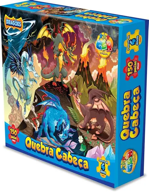 QUEBRA-CABEÇA DRAGÕES (150 PEÇAS)