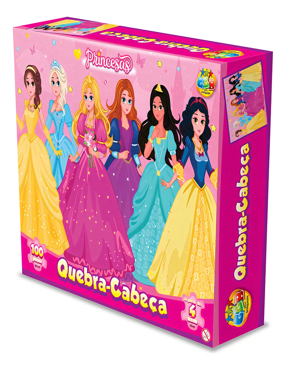QUEBRA-CABEÇA PRINCESAS (100 PEÇAS)