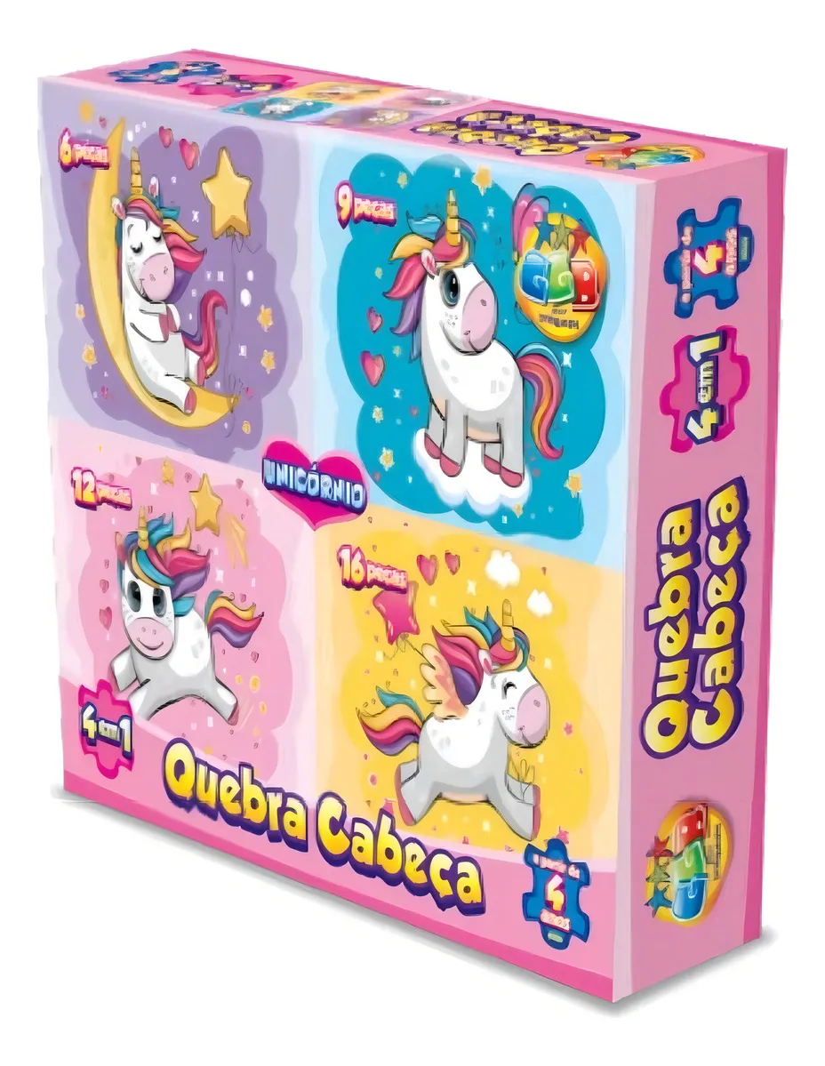 QUEBRA-CABEÇA PROGRESSIVO - UNICÓRNIOS