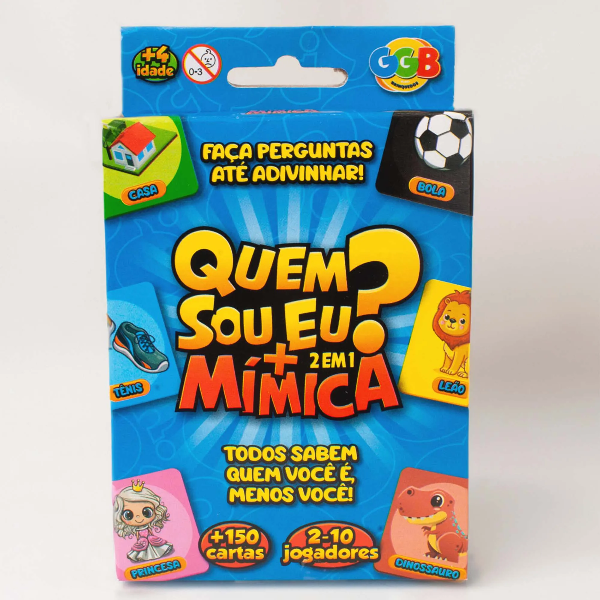 Jogo Quem Sou Eu? + Mímica (2 em 1)